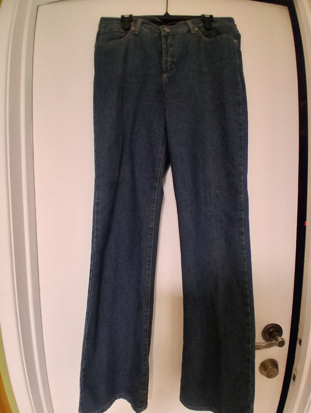 Classic High-Rise Dark Blue Women's Jeans
